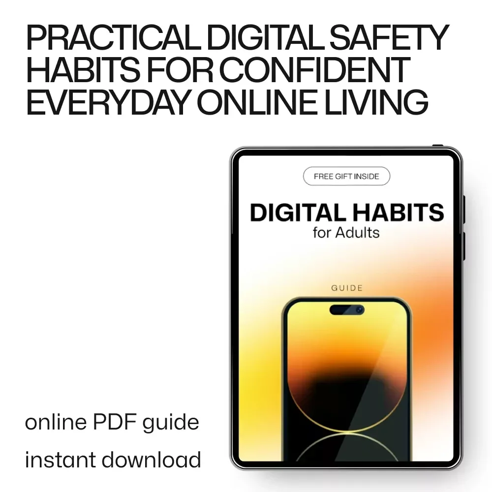 Digital Habits for Adults – Practical Guide to Building Digital Safety Habits for Adults, Online Privacy, Smart AI Use & Secure Everyday Technology