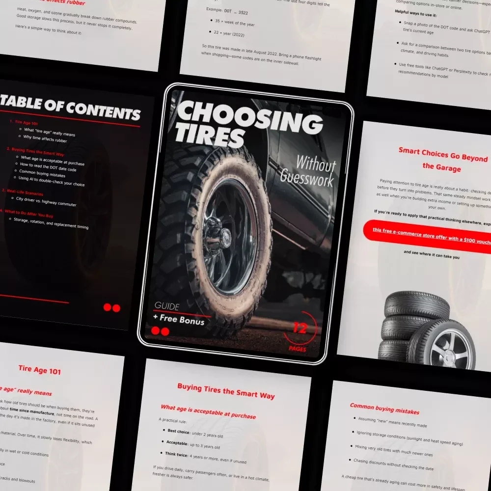 Choosing Tires Without Guesswork: A Complete Guide to Tire Age and Smart Buying Decisions