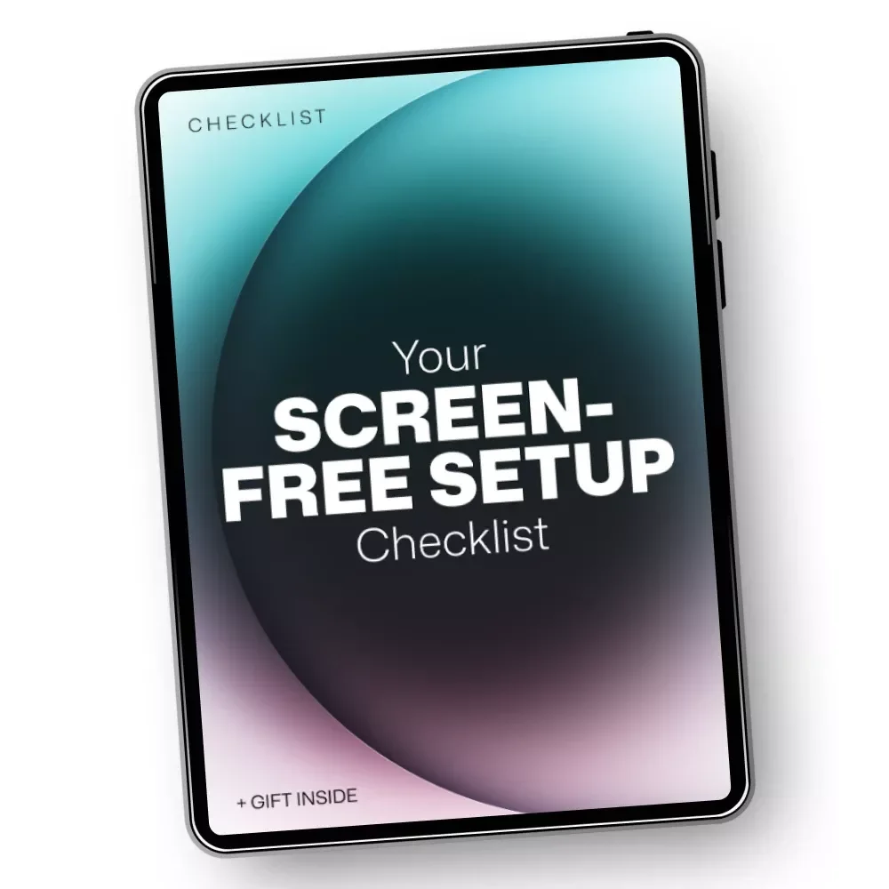 Your Screen-Free Setup Checklist – Minimalist Focus Planner, Printable Study Reset, screen free study space ideas
