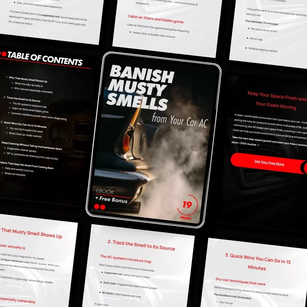 Banish Musty Smells from Your Car AC: The Ultimate eBook Guide to Fresh Air