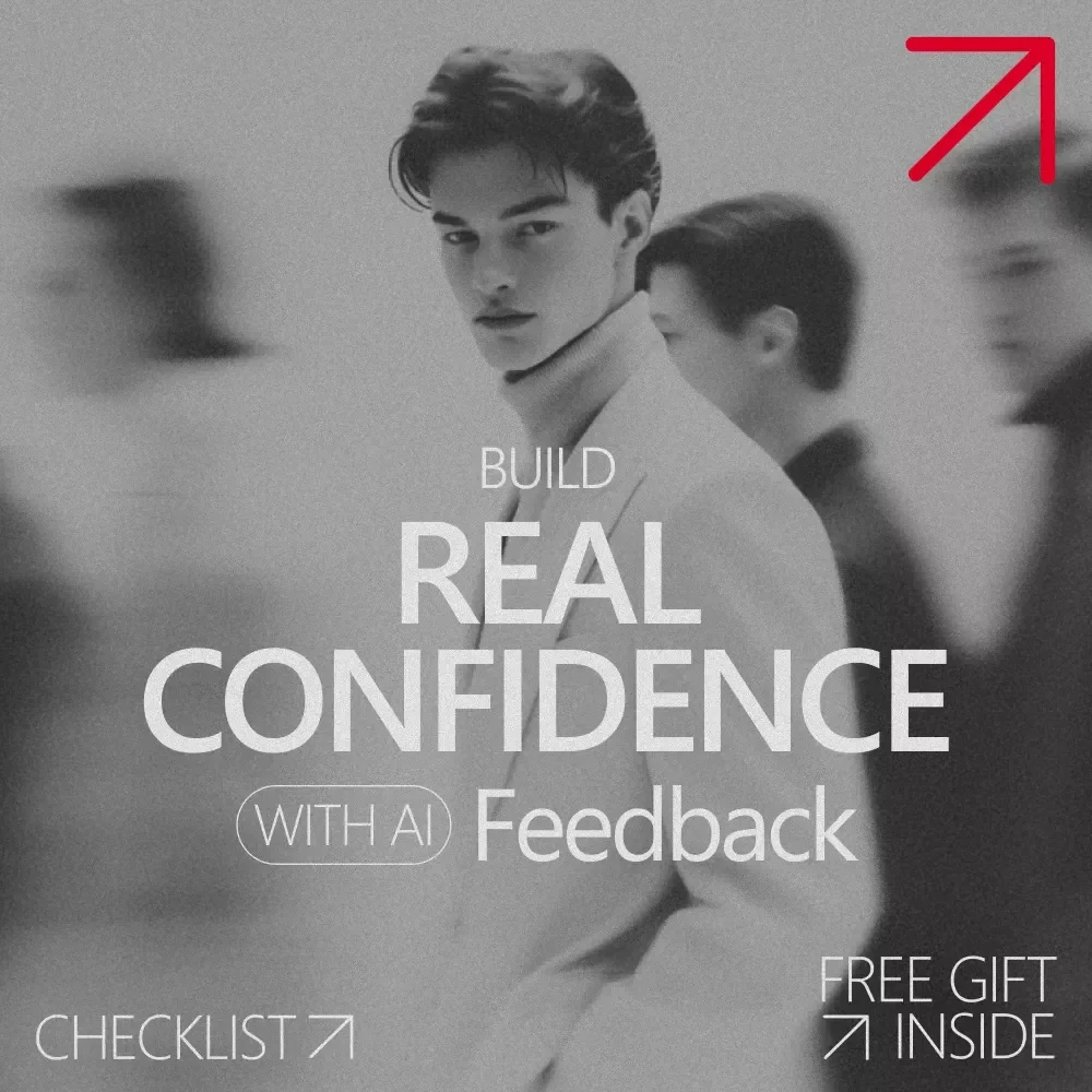 Build Real Confidence With AI Feedback - Confidence Exercises with AI Feedback Checklist