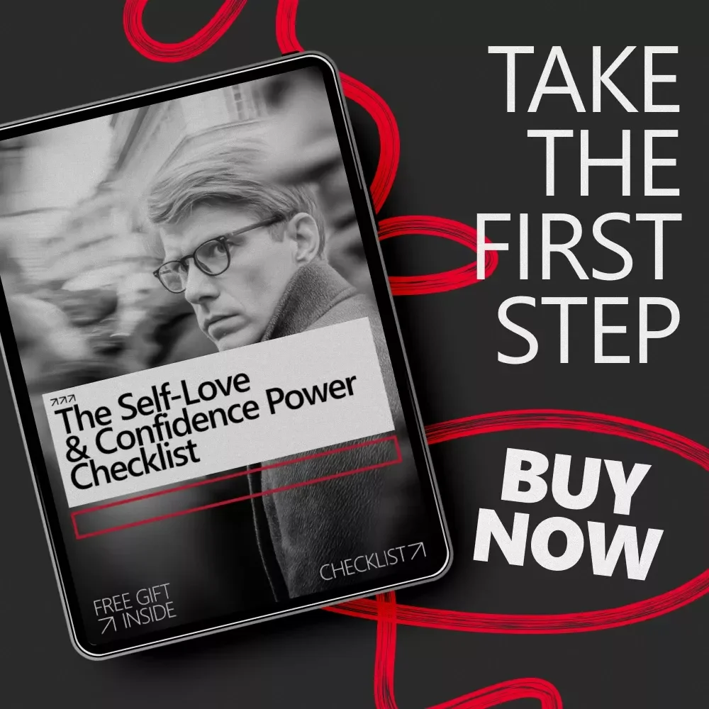 The Self-Love & Confidence Power Checklist | Daily Affirmations for Self-Love and Confidence | Printable Mindset Reset & Personal Growth Tool