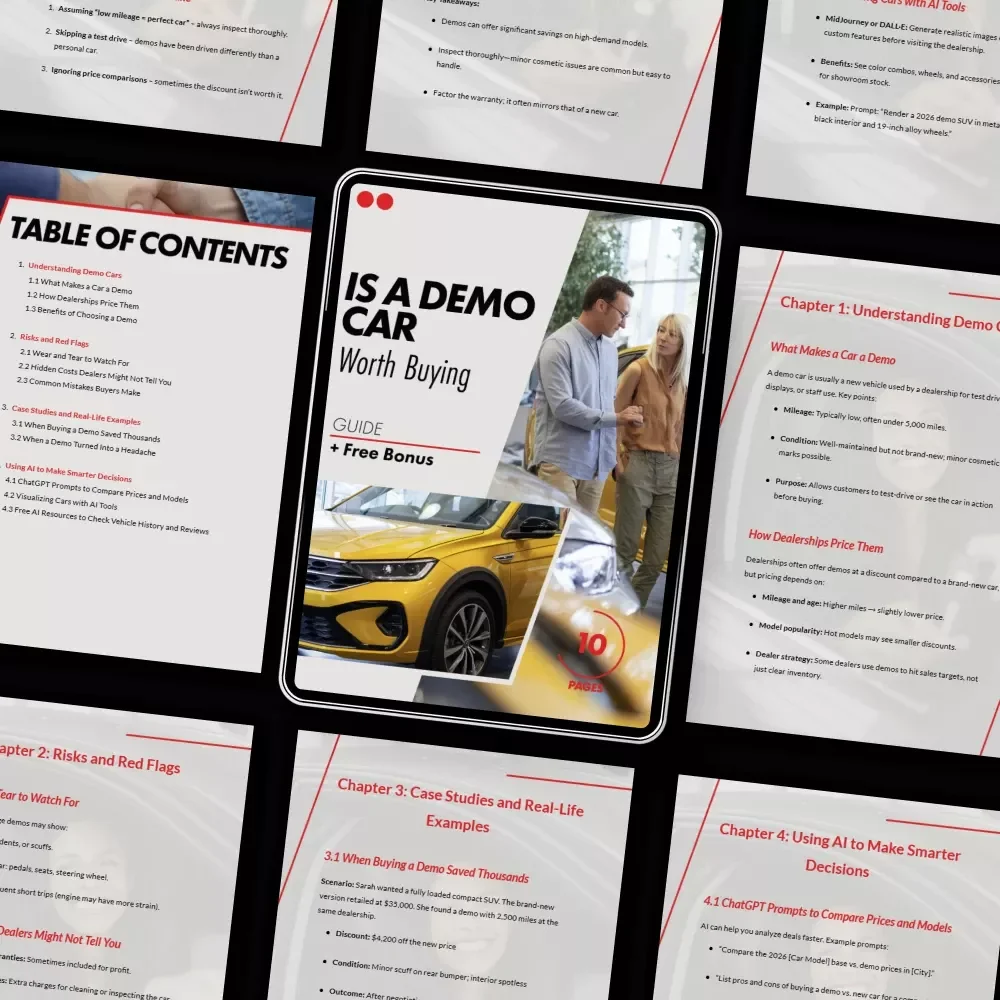Is a Demo Car Worth Buying | Smart Buyer’s Guide to a Demo Car from a Dealership Is It a Good Deal
