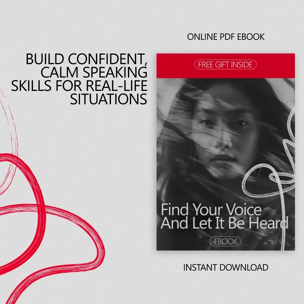 Find Your Voice and Let It Be Heard – Confidence Speaking Guide Ebook | Learn How to Speak with More Confidence in Meetings, Conversations & Presentations