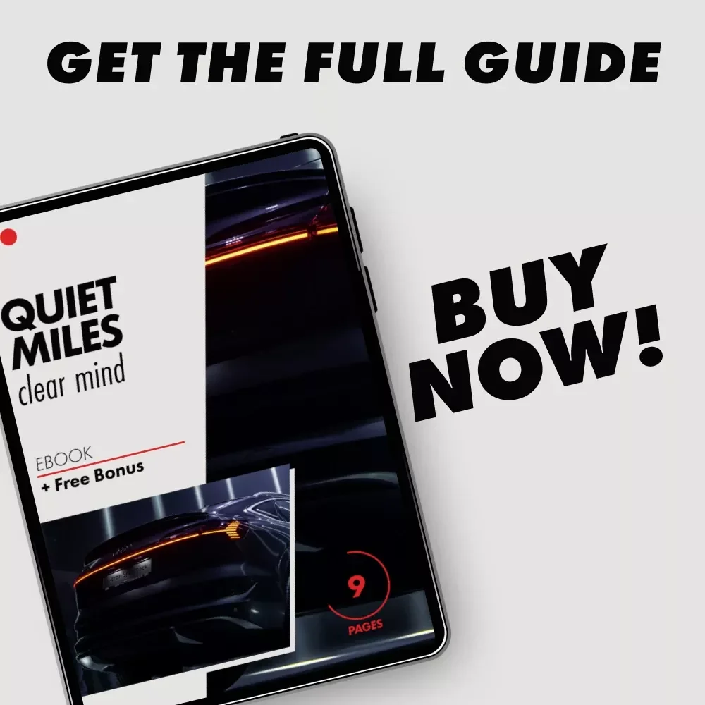 Quiet Miles, Clear Mind – Ebook on the Mental Health Benefits of a Solo Drive | Calm Your Nervous System, Reset Your Mood, Find Clarity