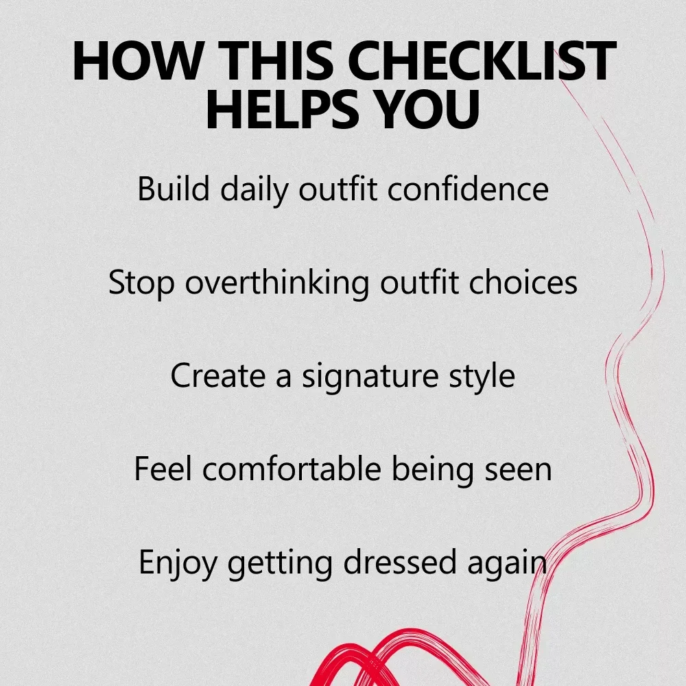 Confidence Checklist to Wear What You Want | Printable Style Confidence Guide for How to Build Confidence to Wear What You Want
