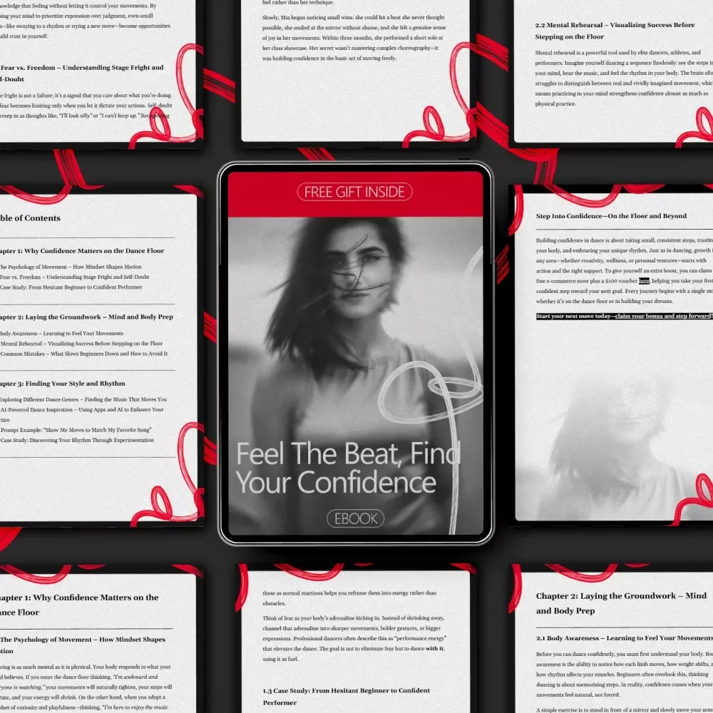 Feel the Beat, Find Your Confidence – How to Build Confidence to Dance eBook for Beginners, Mindset & Rhythm Guide, Digital Dance Confidence Download