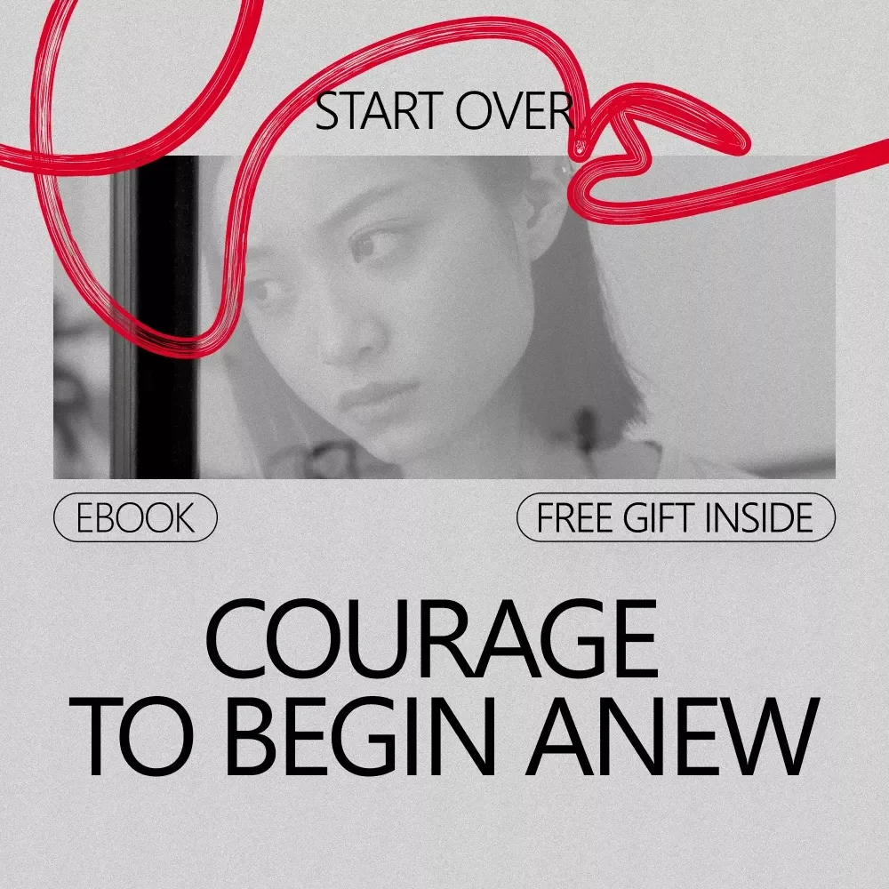 Courage to Begin Anew – Confidence Building eBook Guide on how to build confidence when starting over | Mindset Reset, Personal Growth, Fresh Start Workbook