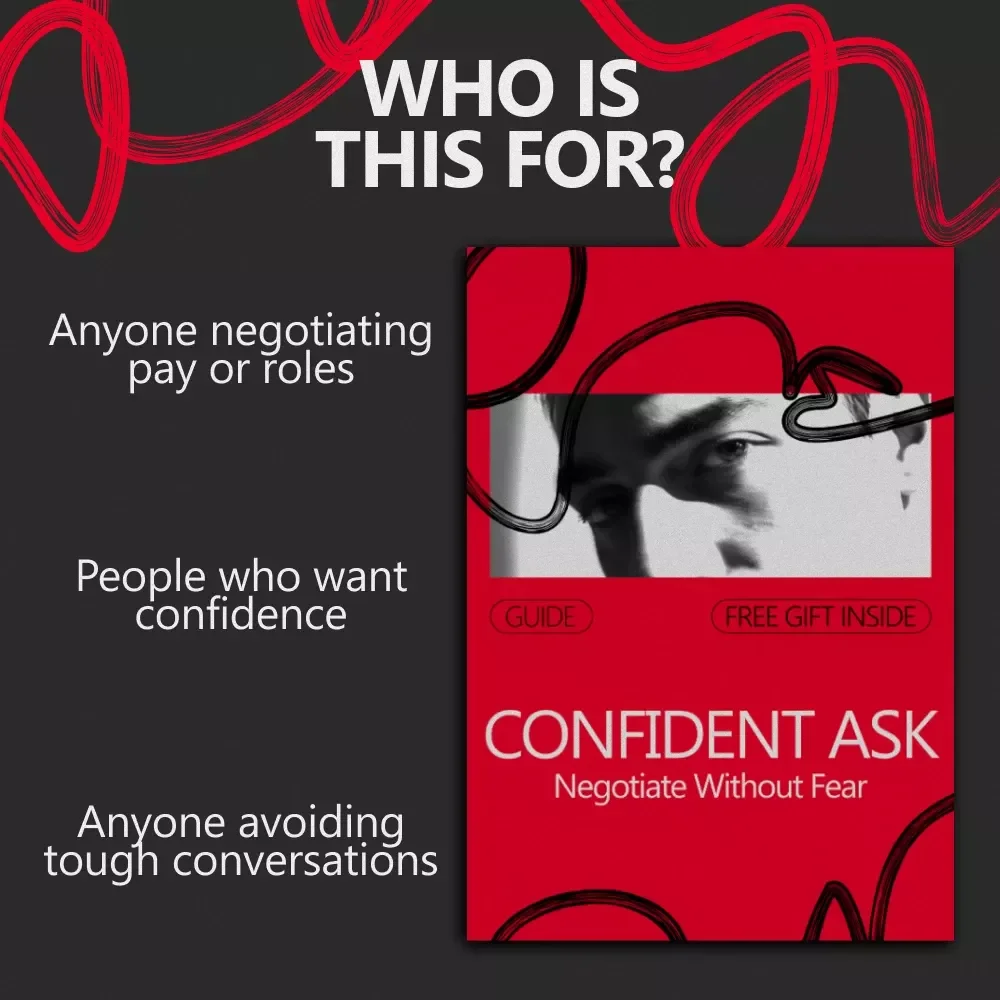 Confident Ask: Negotiate Without Fear | A Practical Guide on how to build confidence to negotiate Calmly, Clearly, and Successfully
