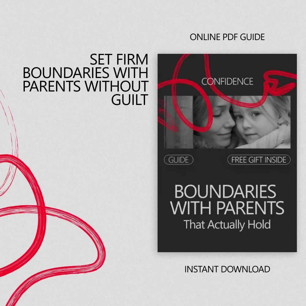 Boundaries With Parents That Actually Hold – Practical Guide on How to Set Boundaries With Parents, Reduce Guilt, and Protect Your Peace