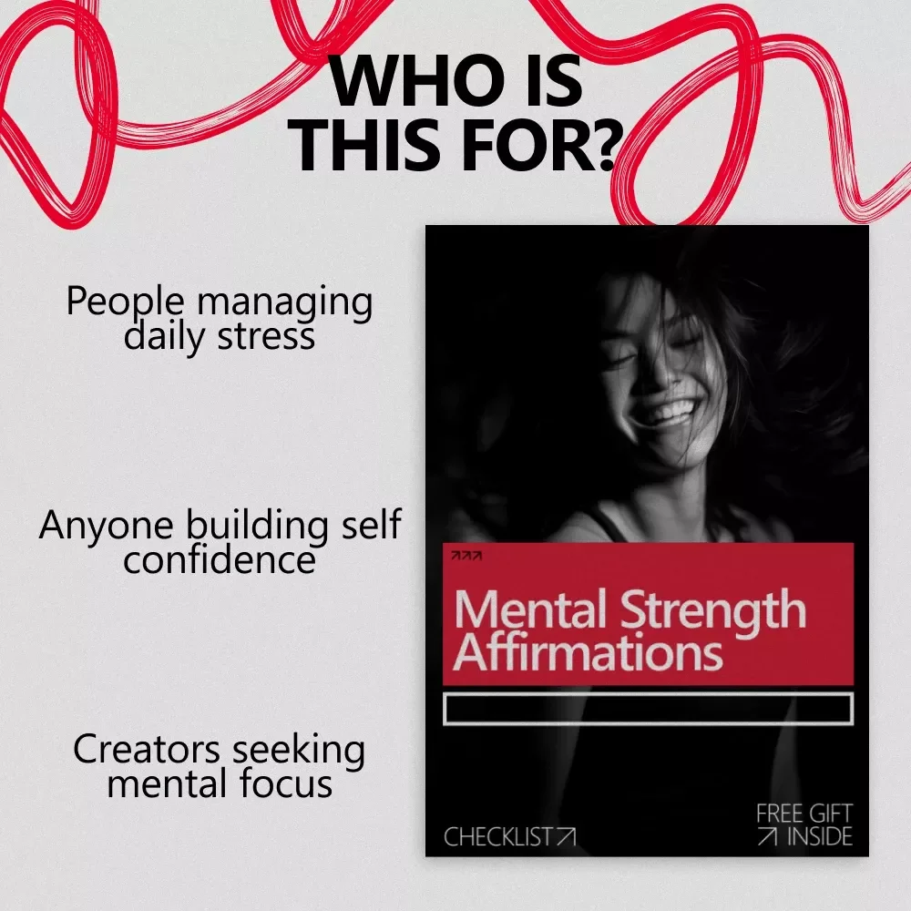 Mental Strength Affirmations Checklist – How to Use Affirmations for Mental Strength, Confidence, Calm & Resilience Daily