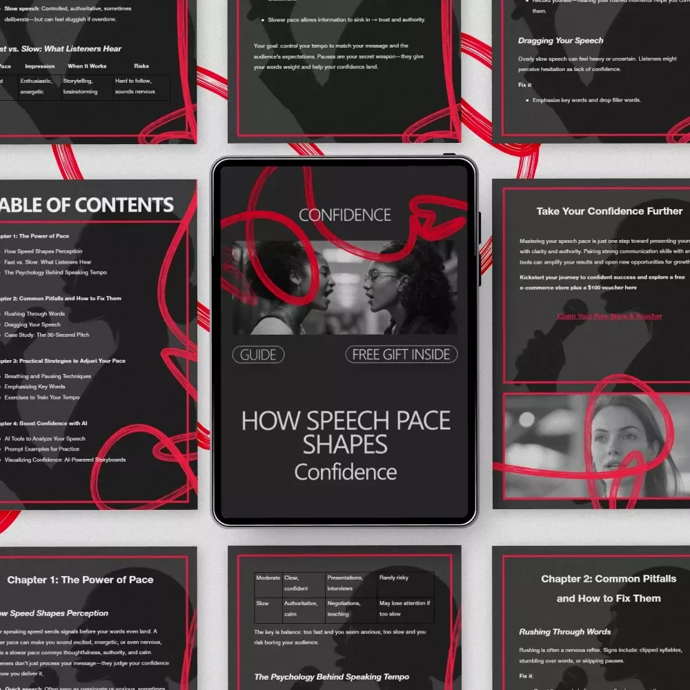 How Speech Pace Shapes Confidence - A Guide to Mastering Your Speaking Tempo for Stronger Impressions