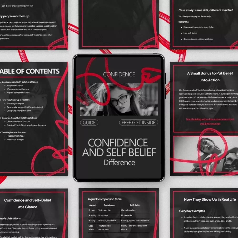 Confidence and Self Belief Difference Guide | Master the Art of Confidence and Self-Belief