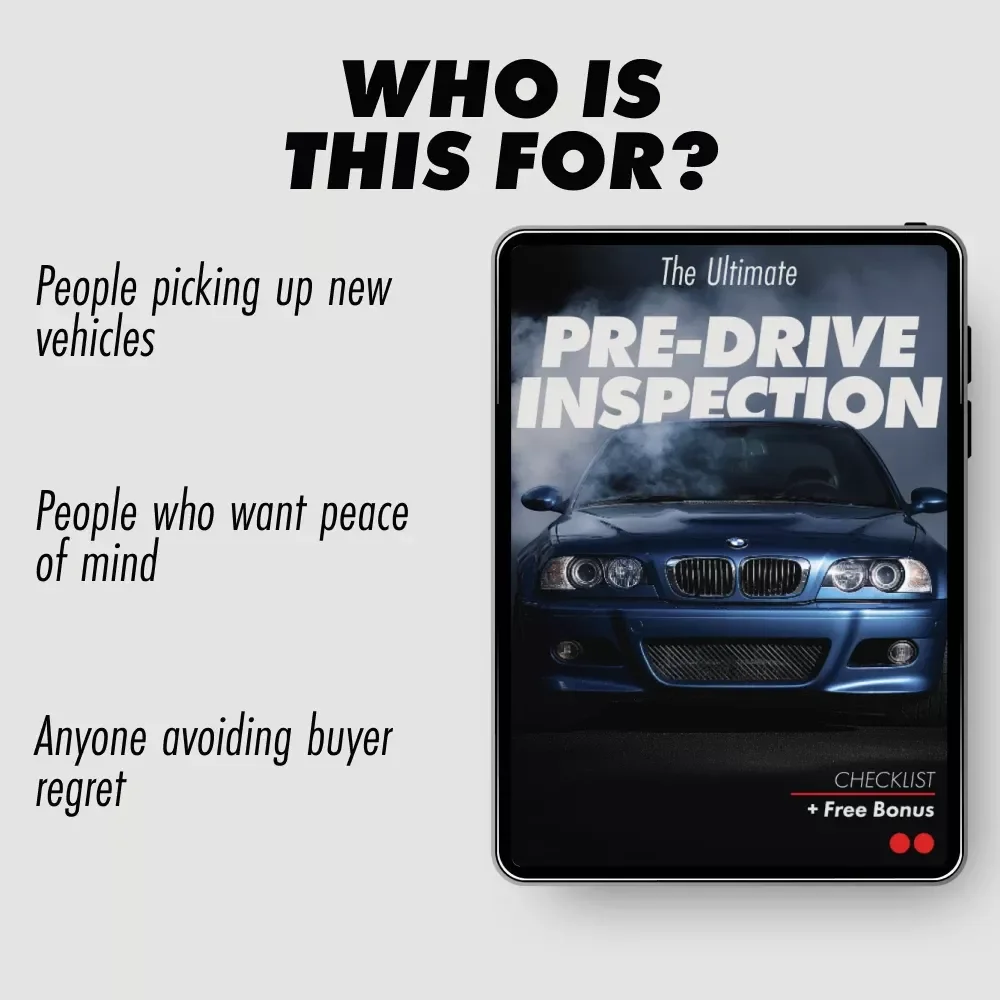 The Ultimate Pre-Drive Inspection Checklist – New Car Delivery Checklist What to Inspect | Digital Download for Buyers & Owners