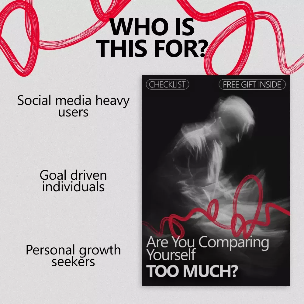 Are You Comparing Yourself Too Much – Checklist to Identify Signs You Compare Yourself Too Much, Self-Awareness & Mindset Reset Digital Download