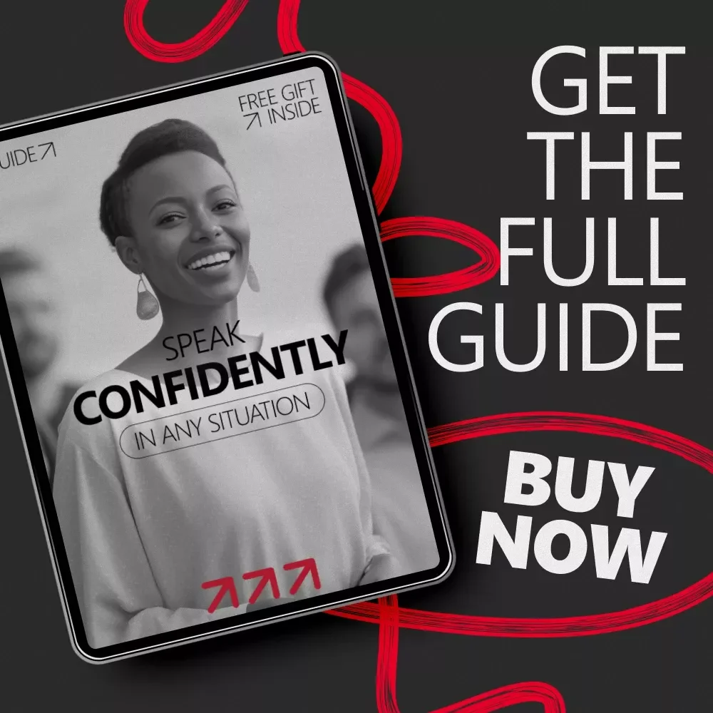 Speak Confidently in Any Situation – Practical Guide on how to improve public speaking confidence | Digital Download