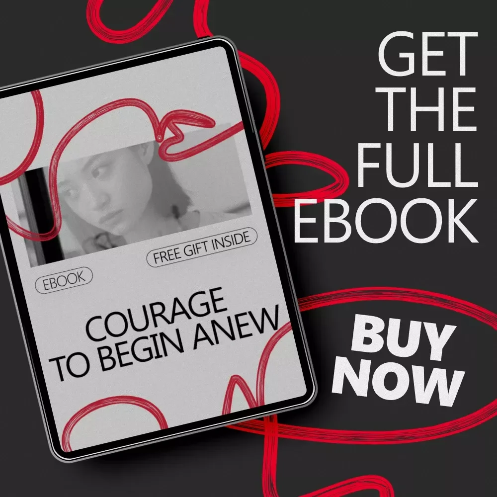Courage to Begin Anew – Confidence Building eBook Guide on how to build confidence when starting over | Mindset Reset, Personal Growth, Fresh Start Workbook