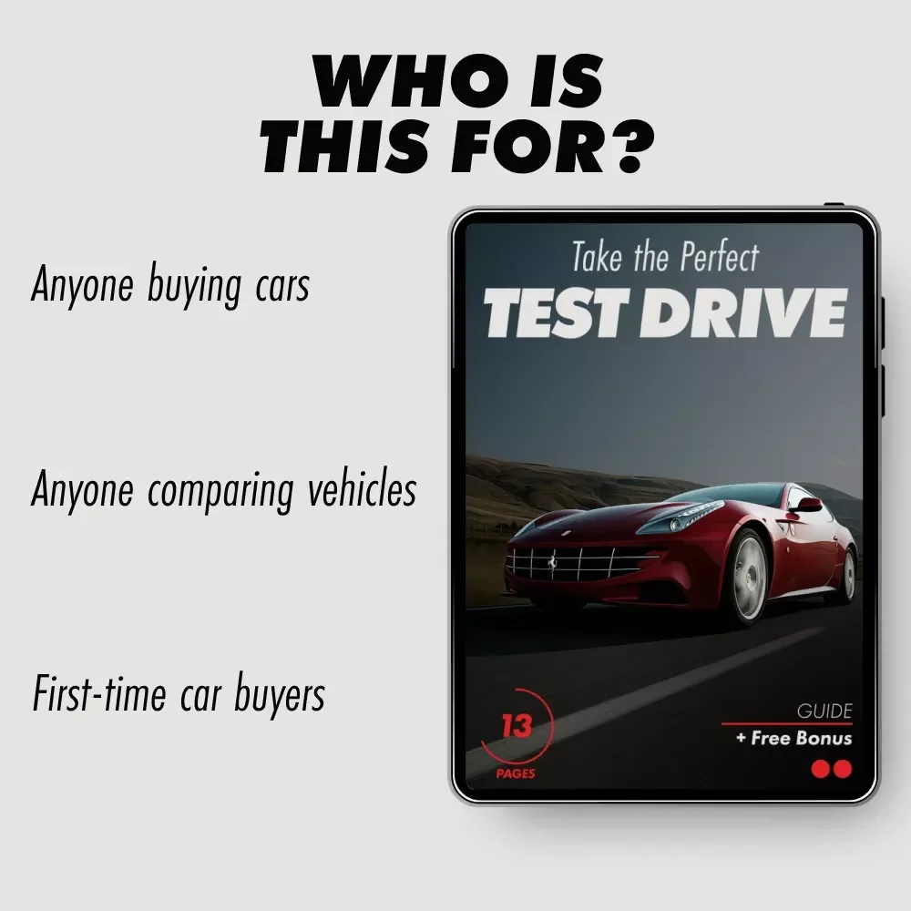 Take the Perfect Test Drive – Smart Car Buying Guide | Learn how to test drive a car effectively | Digital Download for Confident Vehicle Decisions
