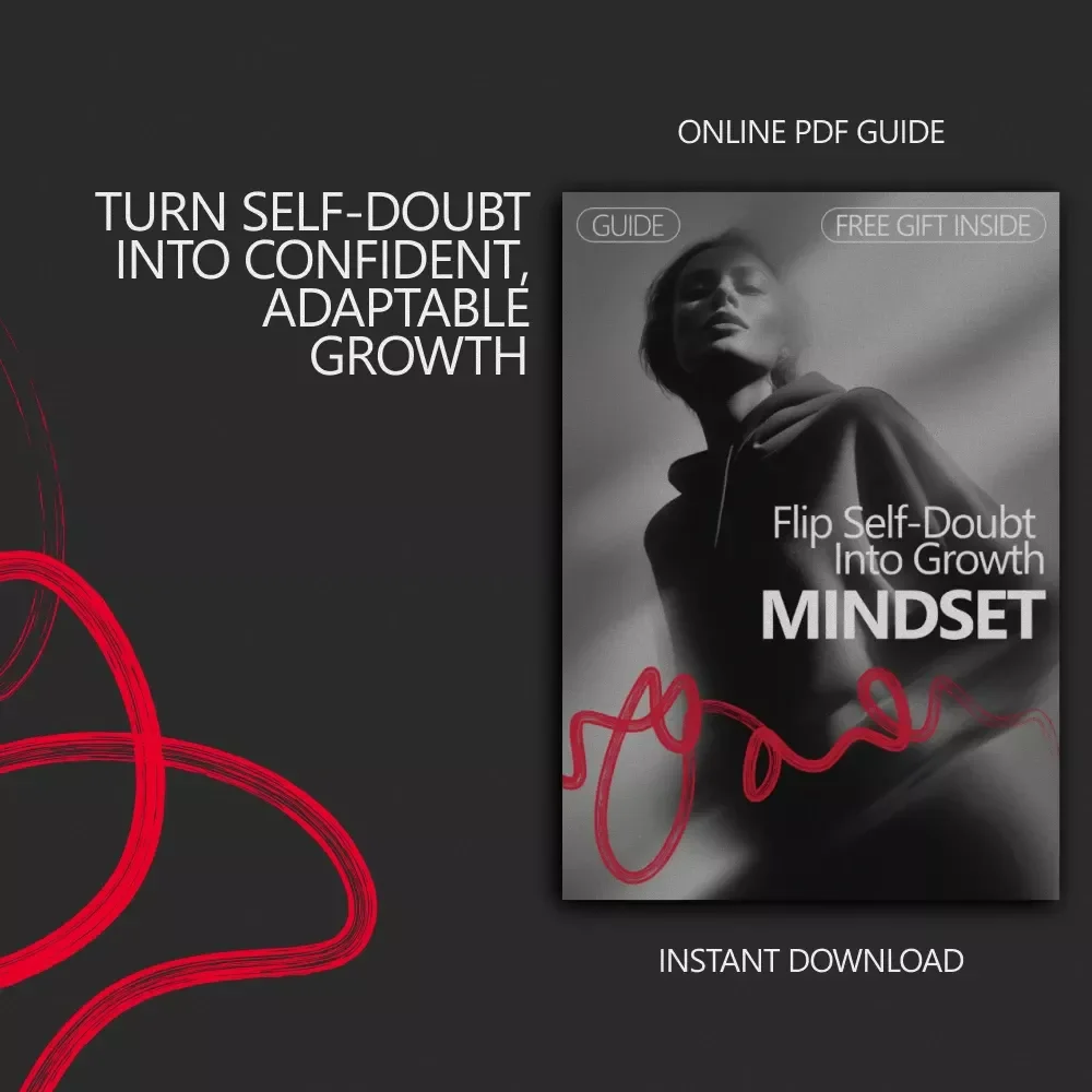 Flip Self-Doubt Into Growth Mindset Guide | How to Turn Self Doubt Into Growth Mindset | Personal Growth Digital Download