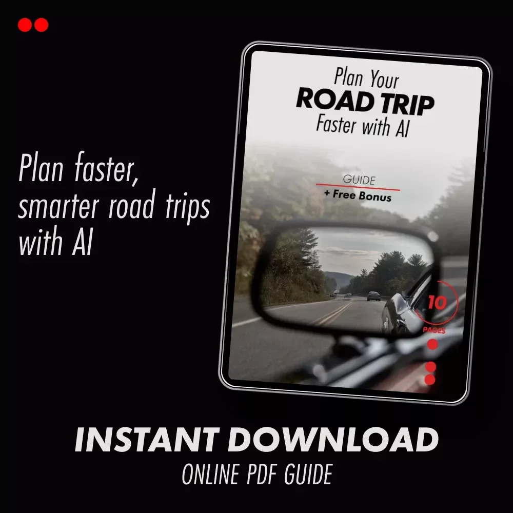 Plan Your Road Trip Faster with AI | Smart Travel Guide Using ai for planning the most efficient road trip route | Digital Download eBook for Travelers