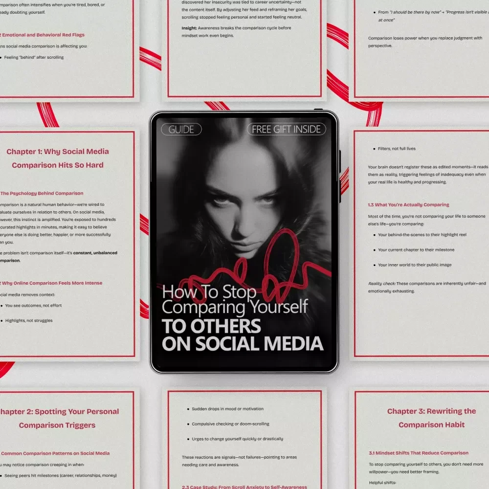 How to Stop Comparing Yourself to Others on Social Media – A Practical Guide to Build Confidence, Break Comparison Habits, and Scroll Without Anxiety