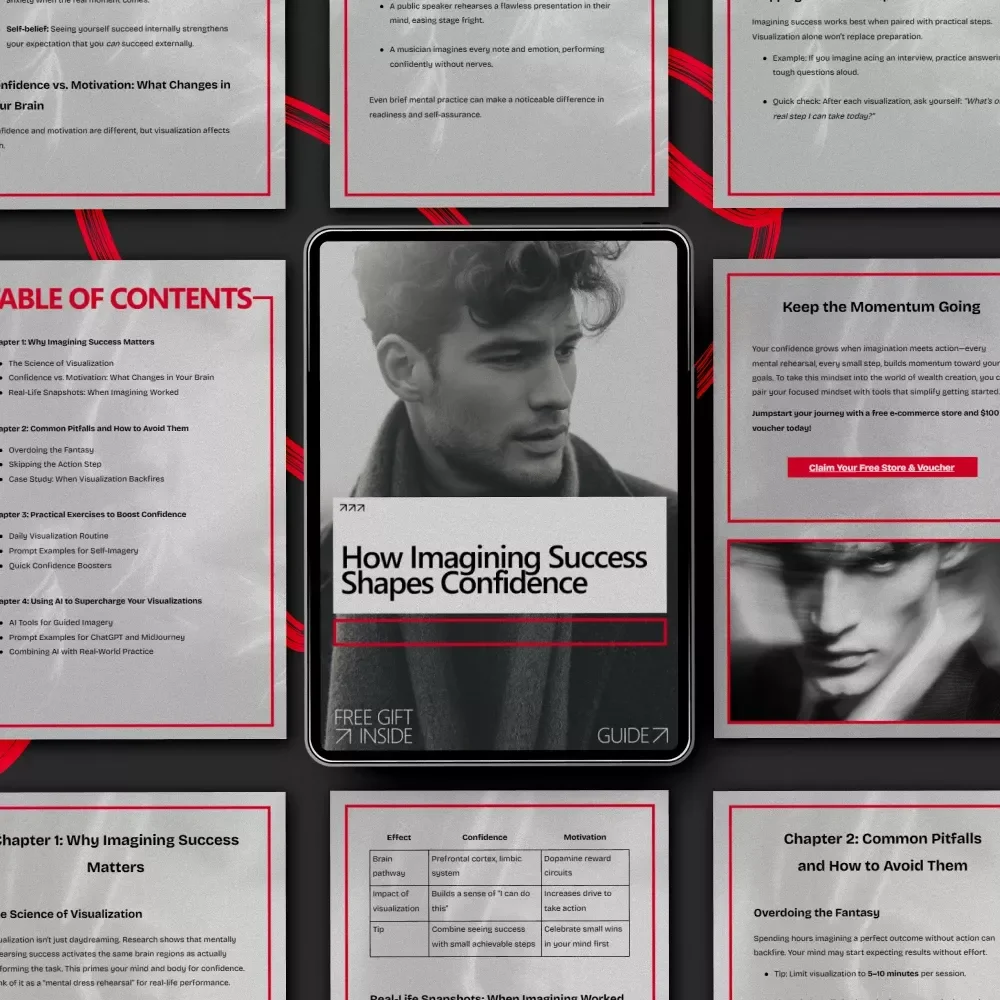 How Imagining Success Shapes Confidence – Practical Guide Answering Does Imagining Success Really Build Confidence, Visualization Exercises, AI Prompts & Self-Belief Tools