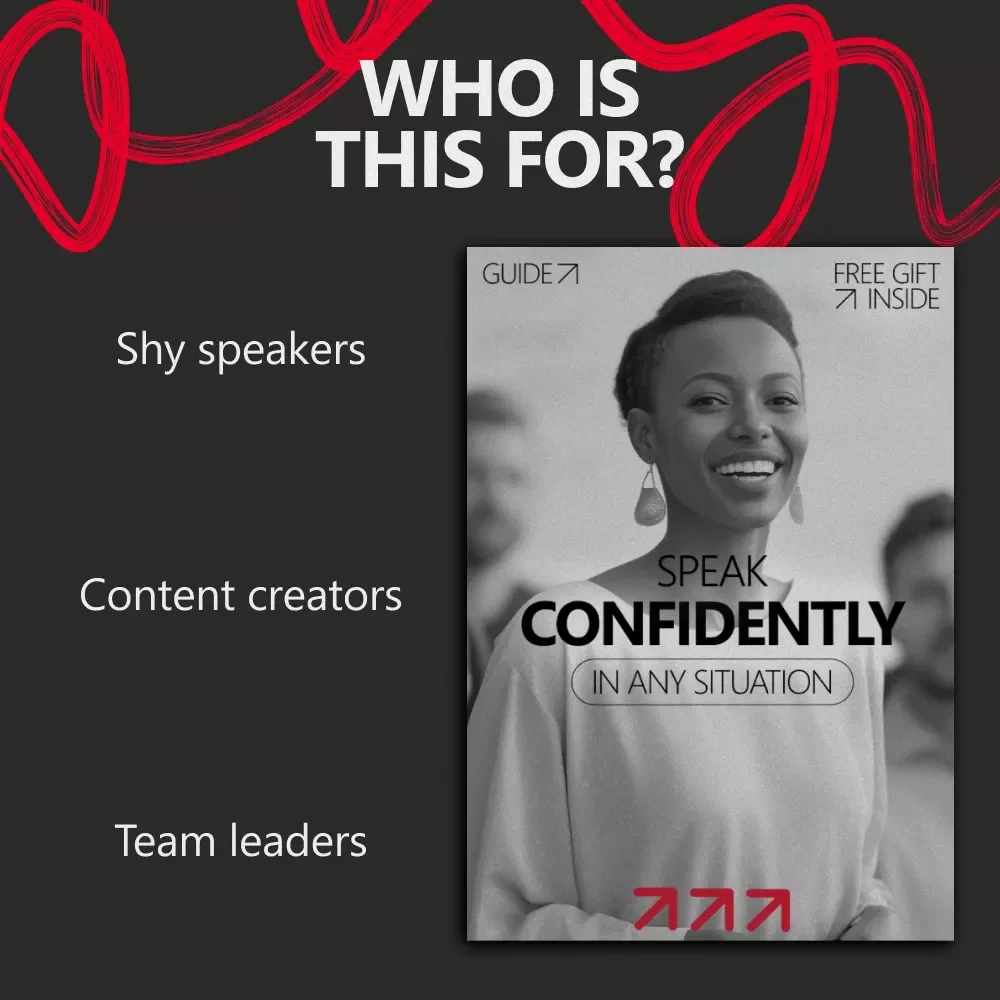 Speak Confidently in Any Situation – Practical Guide on how to improve public speaking confidence | Digital Download