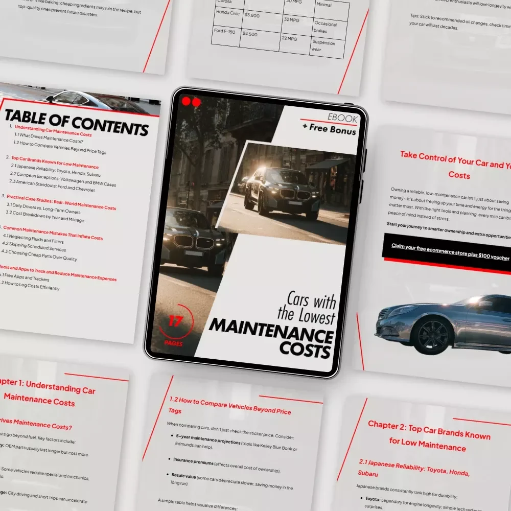 Cars with the Lowest Maintenance Costs - A Complete Guide to Affordable Vehicle Ownership