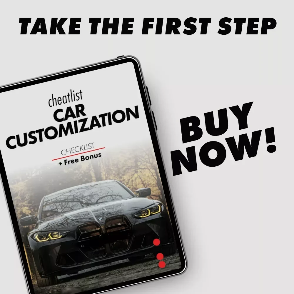 Car Customization Cheatlist – Easy Step-by-Step Checklist for Anyone Asking How Can I Customize My Car | Digital Download Guide
