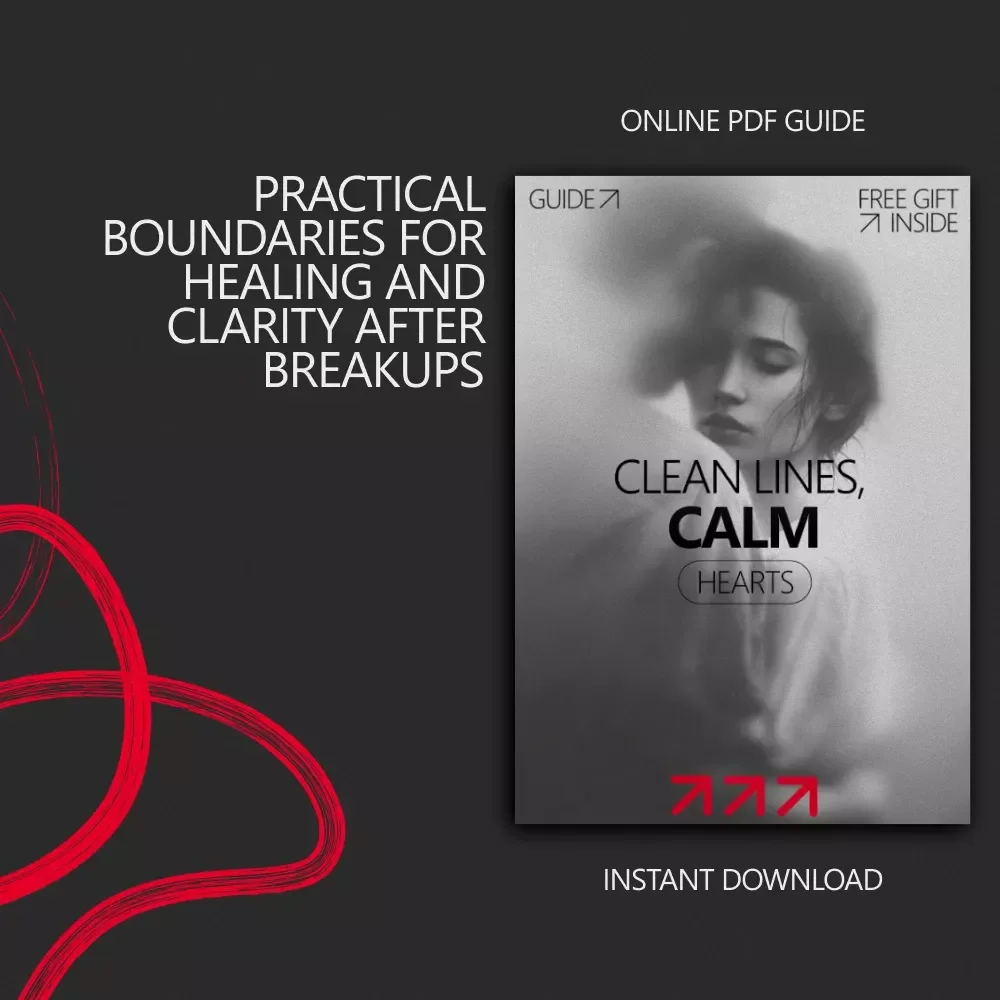 Clean Lines, Calm Hearts – A Gentle Guide to Boundaries After a Breakup, Emotional Reset & Healthy Distance