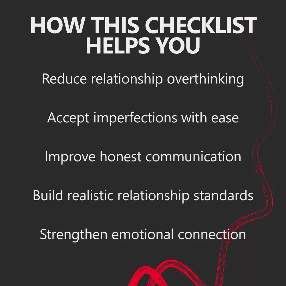 Accepting ‘Good Enough’ in Your Relationships – Practical Checklist for Letting Go of Perfection, Building Connection & Learning How to Accept Good Enough in Relationships