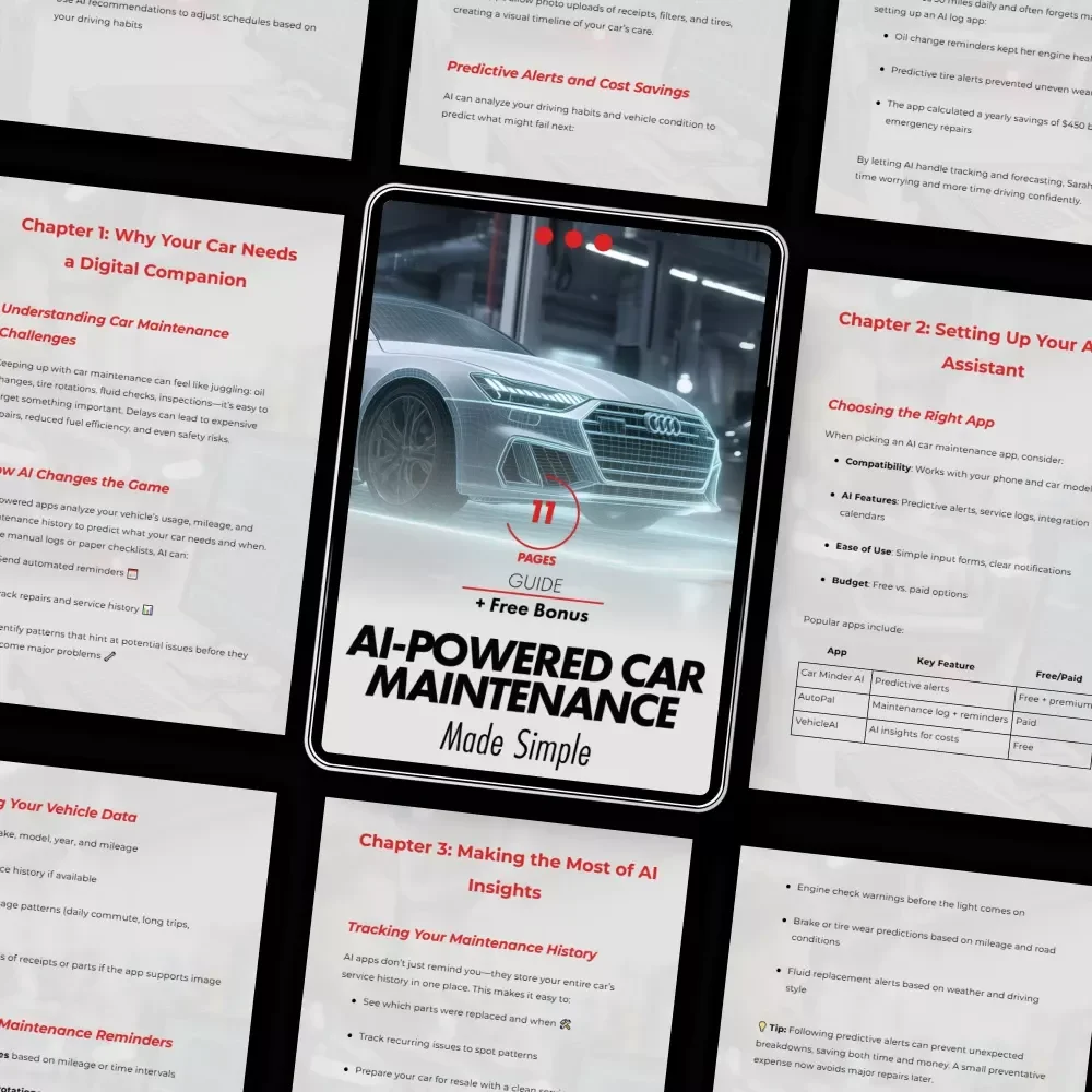 AI-Powered Car Maintenance Made Simple | Smart Digital Guide for Using an ai powered car maintenance reminder and log app | Easy Vehicle Care, Logs, Alerts & Cost-Saving Insights
