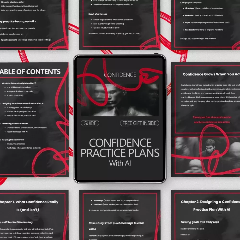 Confidence Practice Plans With AI: A Step-by-Step Guide to Building Unstoppable Confidence