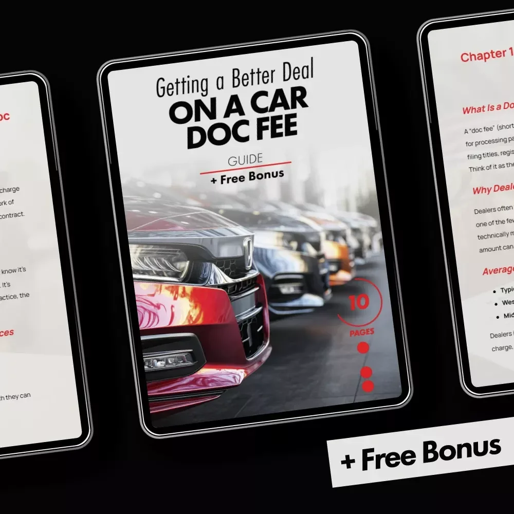 Getting a Better Deal on a Car Doc Fee | Smart Buyer Guide Answering “doc fee on a car purchase can you negotiate it”