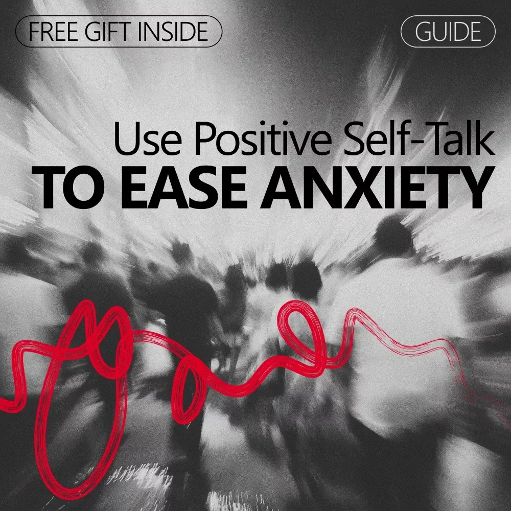 Use Positive Self-Talk to Ease Anxiety | Practical Guide on how to do positive self-talk for anxiety | Calm Your Mind Digital Download