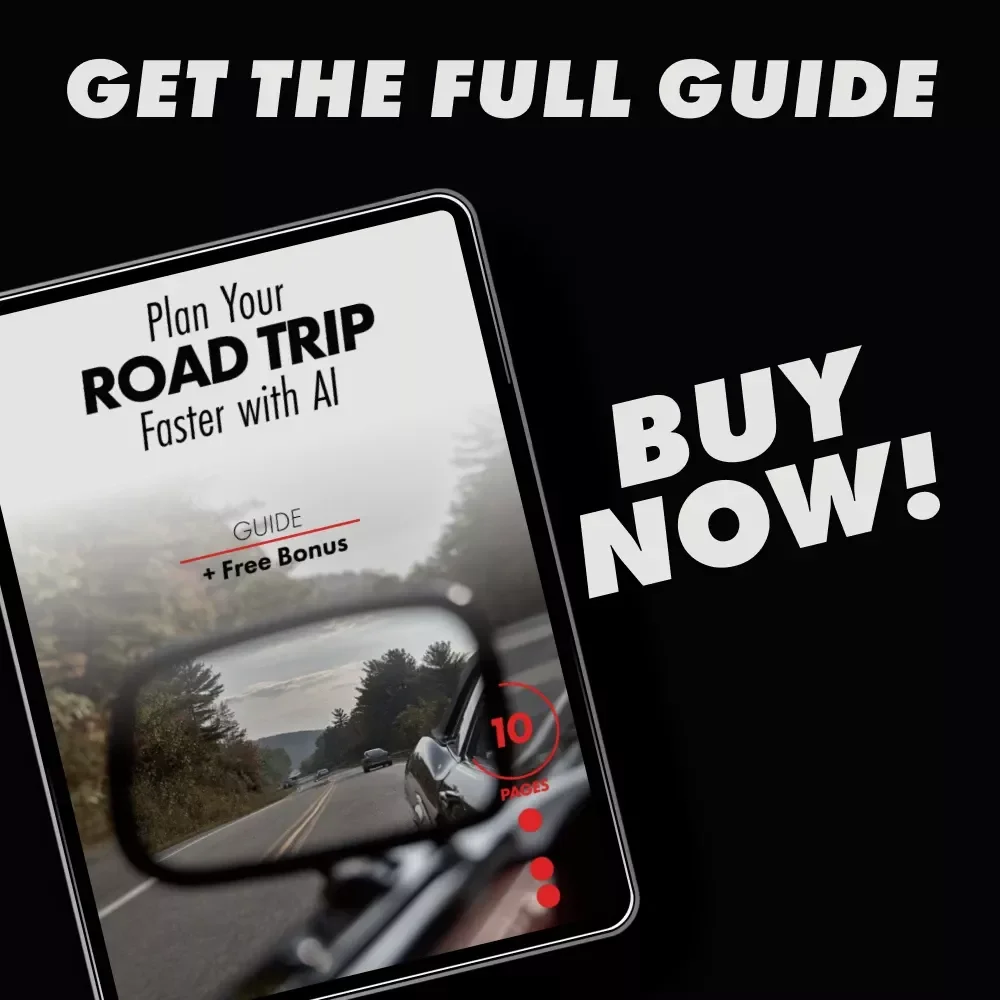 Plan Your Road Trip Faster with AI | Smart Travel Guide Using ai for planning the most efficient road trip route | Digital Download eBook for Travelers