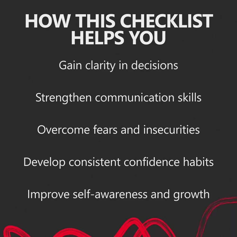 Build Real Confidence With AI Feedback - Confidence Exercises with AI Feedback Checklist