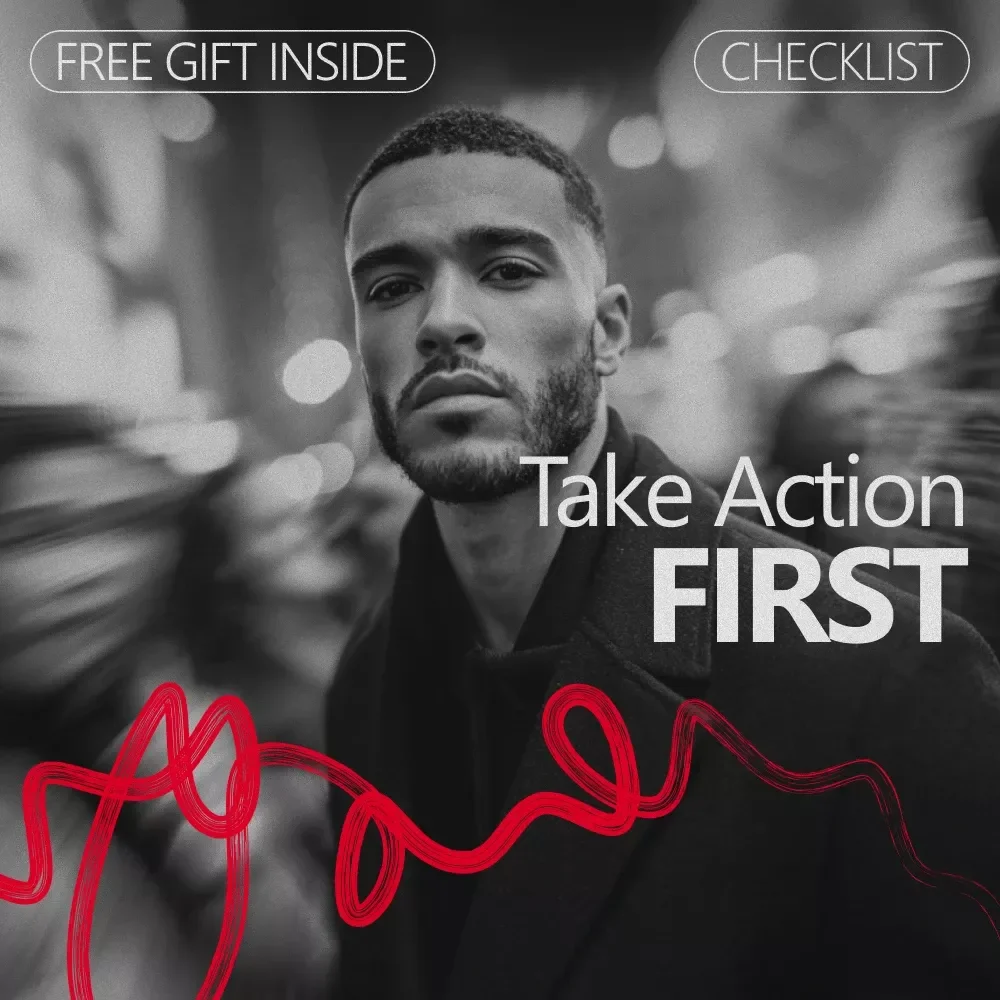 Take Action First Checklist - Boost Confidence by Taking Action Now
