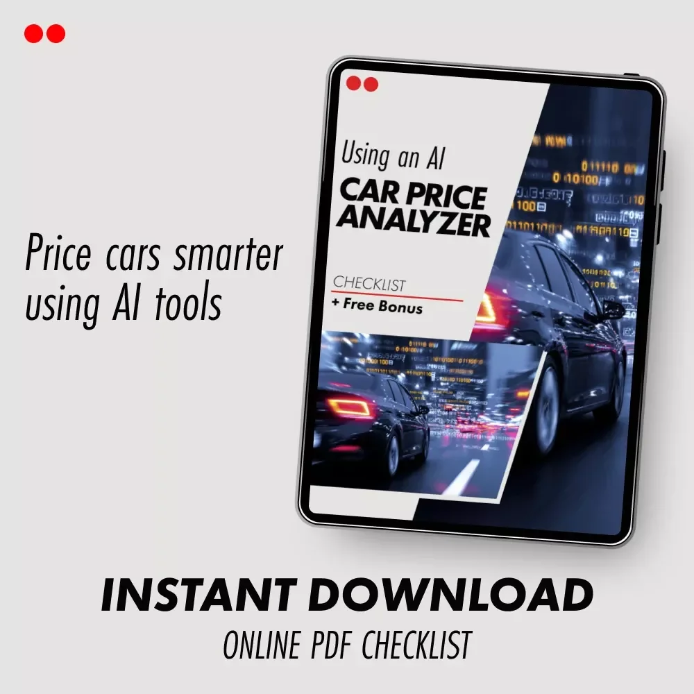 Using an AI Car Price Analyzer Checklist | Smart Car Pricing Guide | ai tool that analyzes car prices for Buyers & Sellers