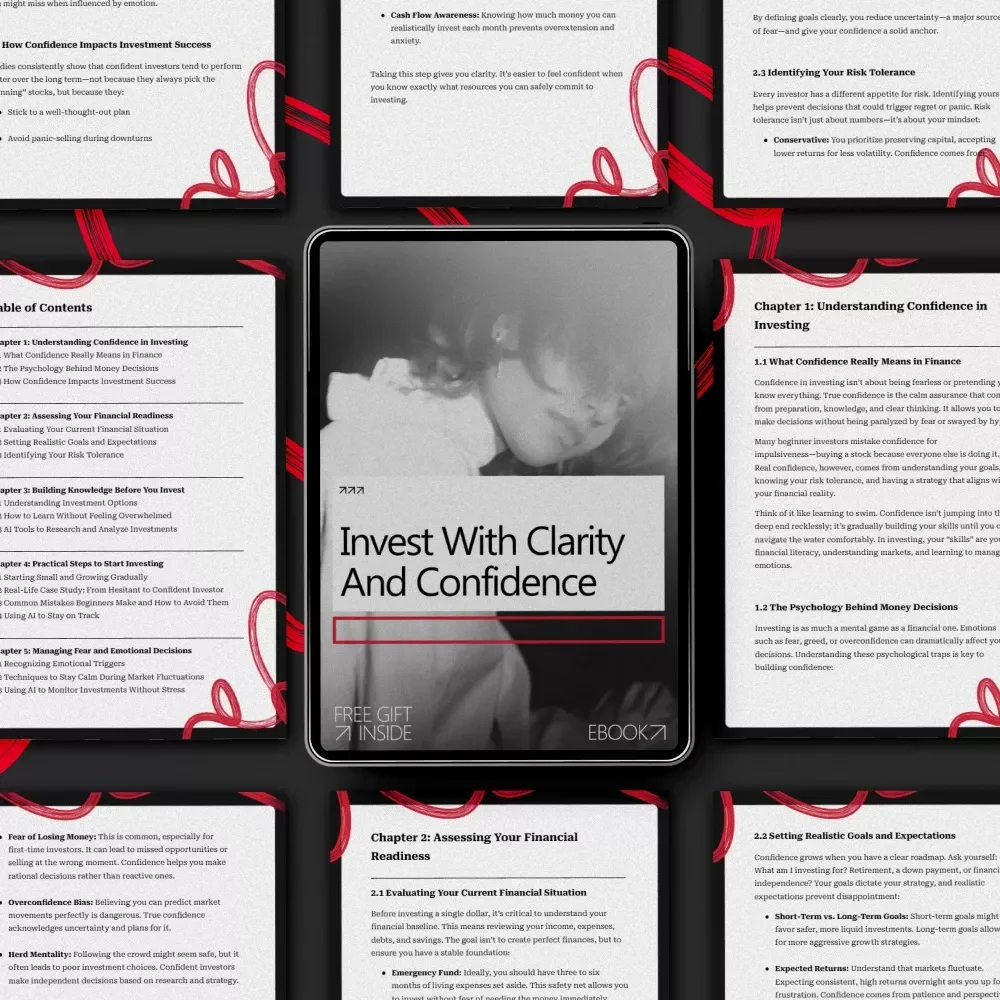 Invest with Clarity and Confidence – Practical eBook Guide on how to build confidence to invest money for Beginners & Smart Investors