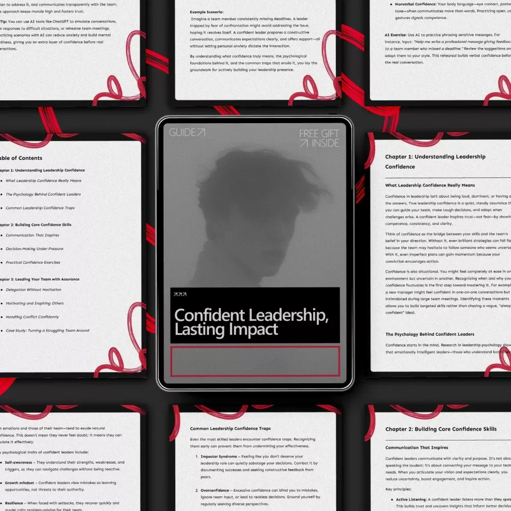 Confident Leadership, Lasting Impact – Practical Guide on How to Build Confidence to Lead a Team, Communication, Decision-Making & Modern Leadership Skills