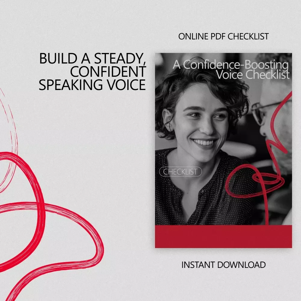 A Confidence-Boosting Voice Checklist | Speak With Authority & Presence | How Confident Voice Changes Perception Digital Checklist