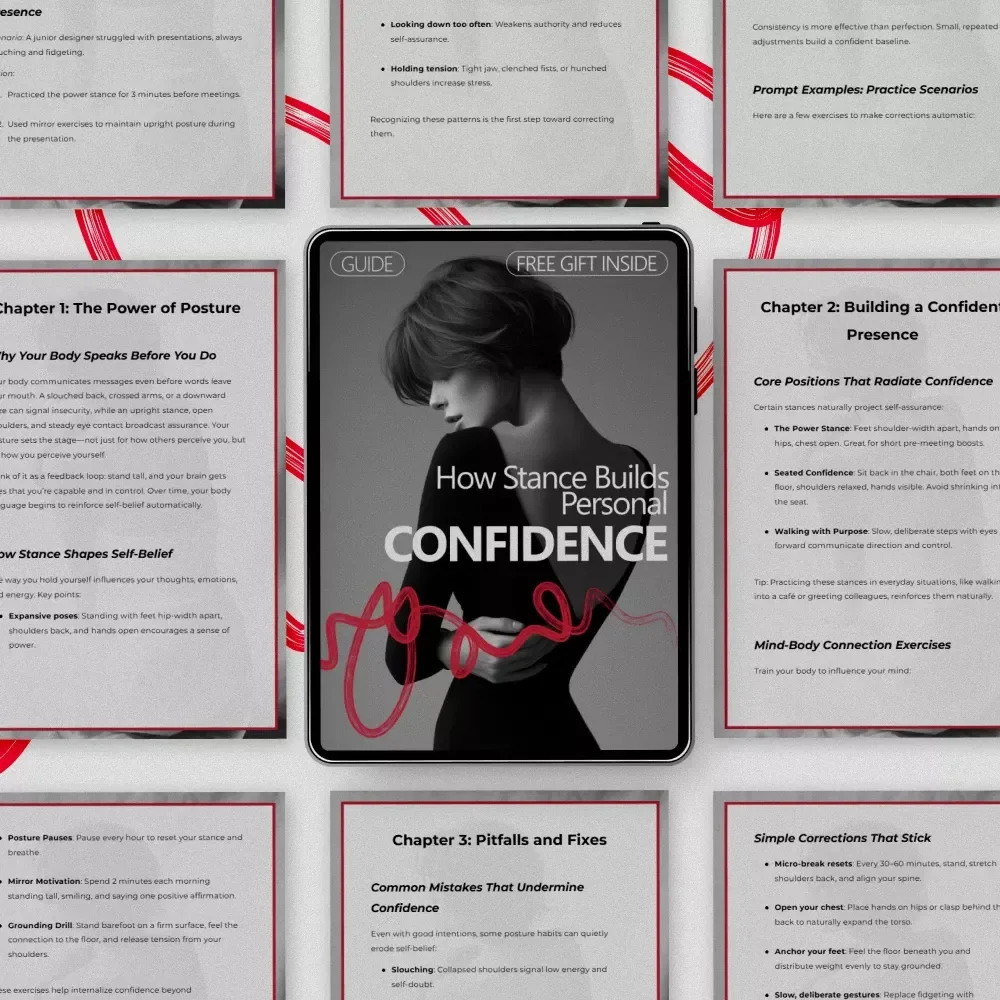 How Stance Builds Personal Confidence – Practical Guide on how confident body stance supports self belief, Posture & Presence for Everyday Life