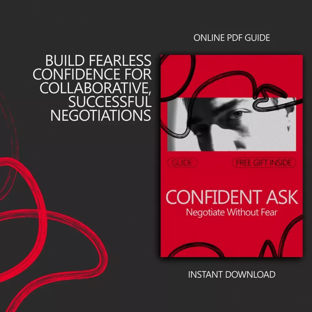 Confident Ask: Negotiate Without Fear | A Practical Guide on how to build confidence to negotiate Calmly, Clearly, and Successfully