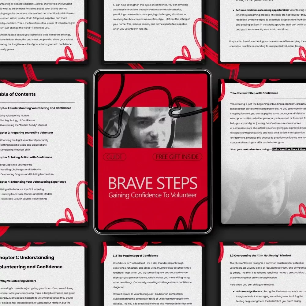 Brave Steps: Gaining Confidence to Volunteer | A Practical Guide on How to Build Confidence to Volunteer & Take Action with Purpose