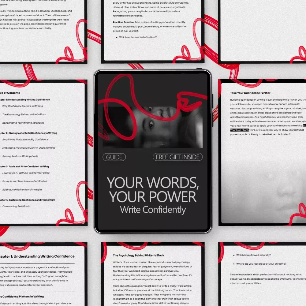 Your Words, Your Power: Write Confidently - A Guide to Build Confidence in Writing