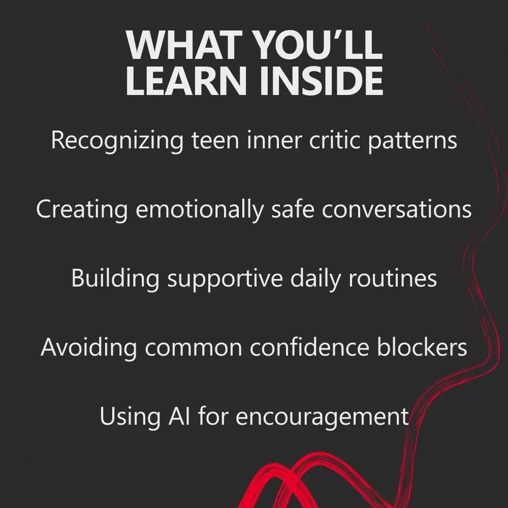 Helping Teens Silence Their Inner Critic – Practical Parenting Guide on how parents can help teens quiet inner critic