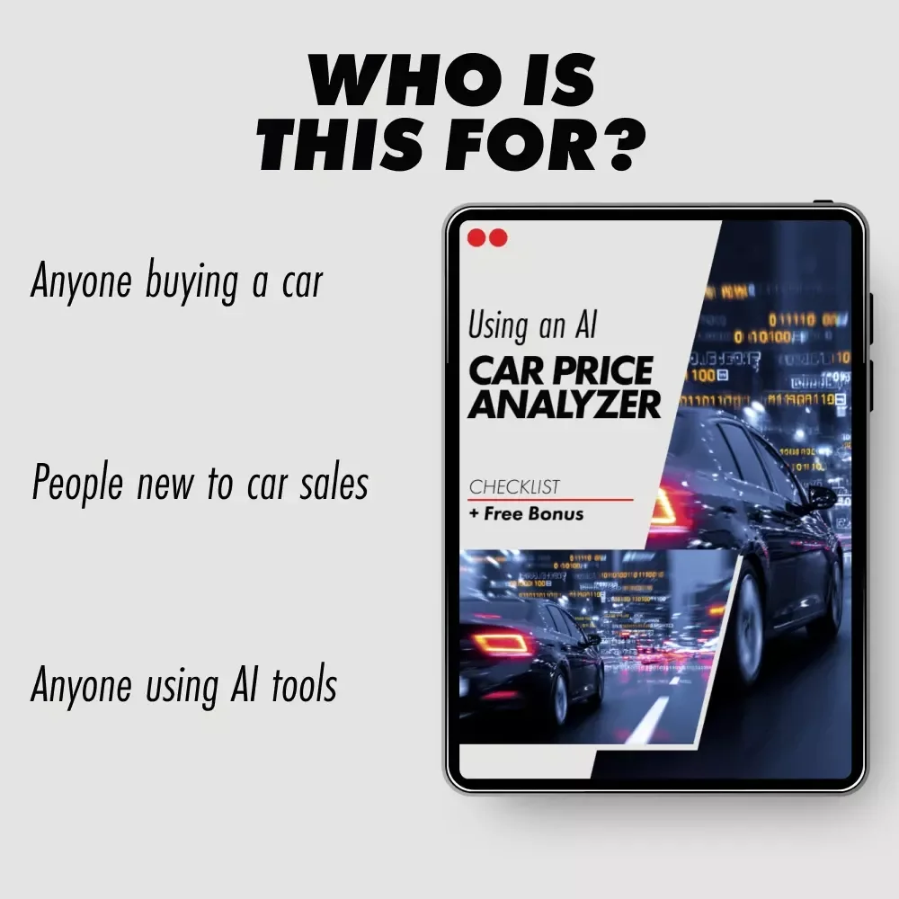 Using an AI Car Price Analyzer Checklist | Smart Car Pricing Guide | ai tool that analyzes car prices for Buyers & Sellers