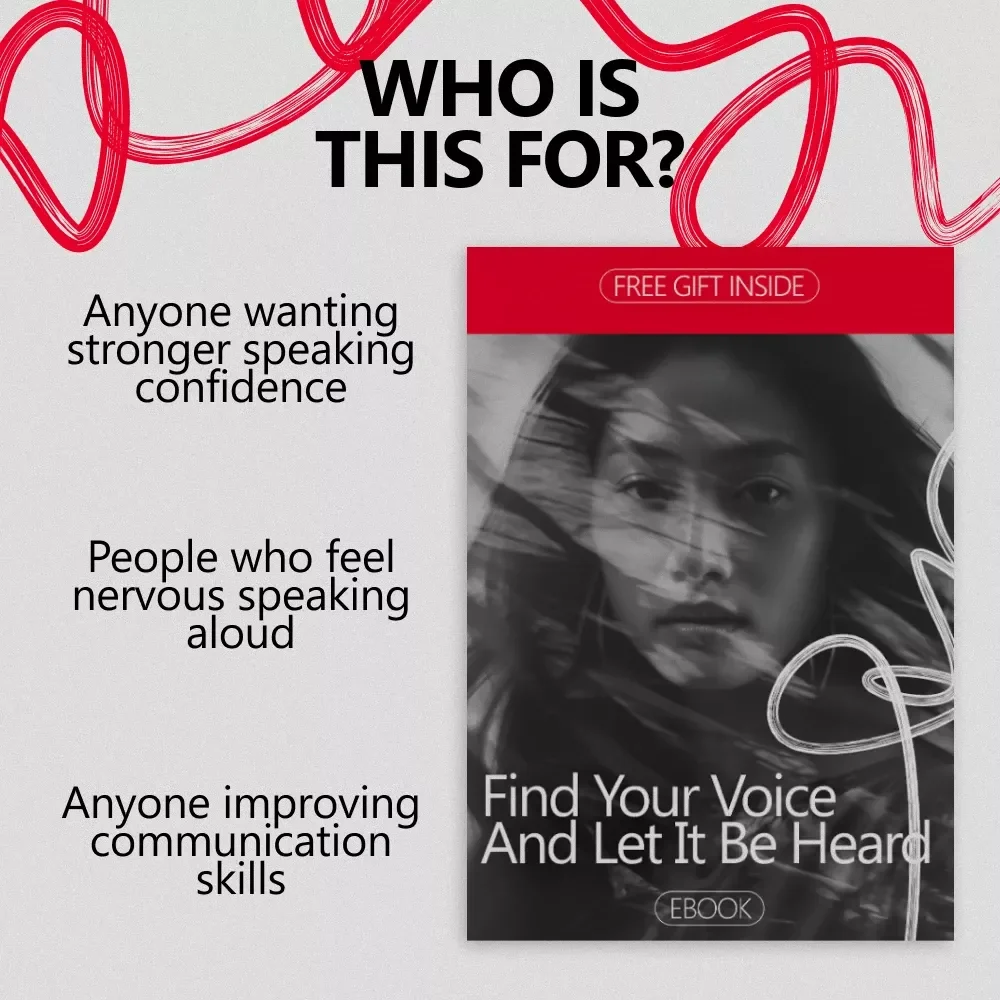 Find Your Voice and Let It Be Heard – Confidence Speaking Guide Ebook | Learn How to Speak with More Confidence in Meetings, Conversations & Presentations