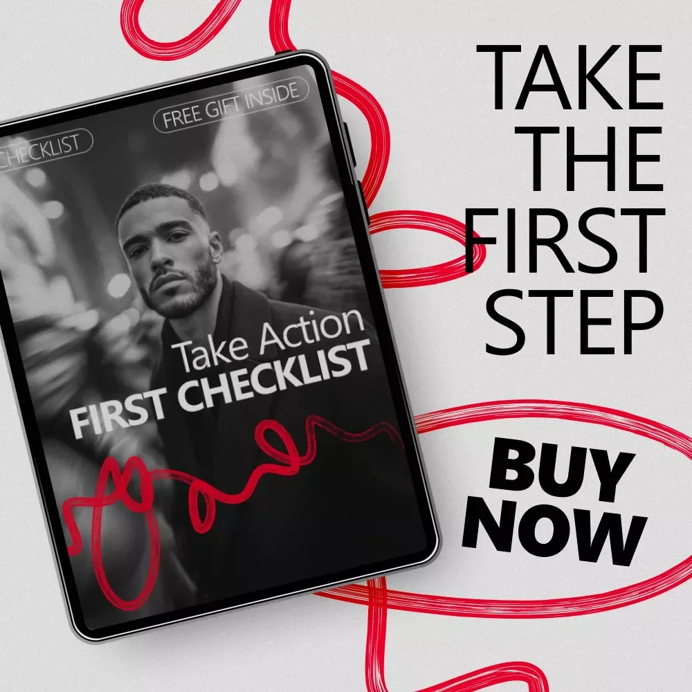 Take Action First Checklist - Boost Confidence by Taking Action Now